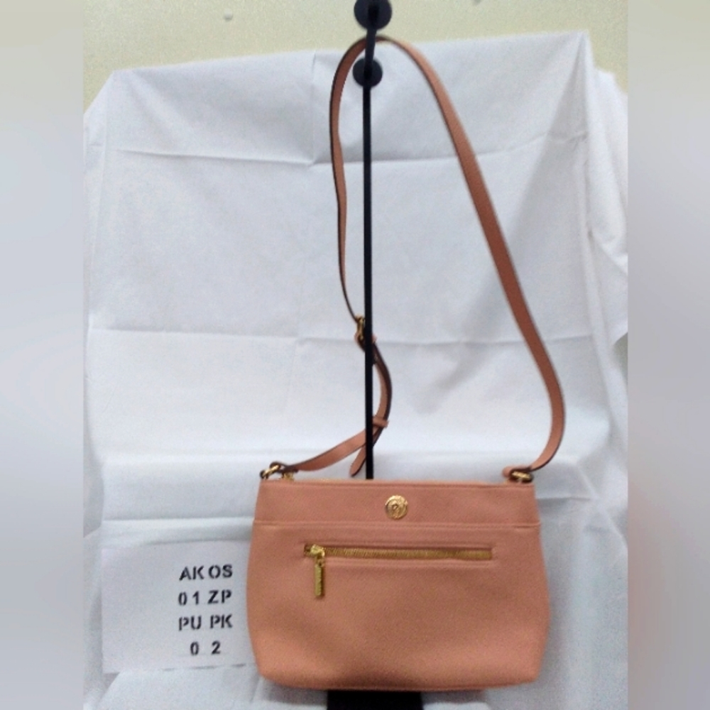 Anne Klein's Faux Leather Gold Hardware Crossbody